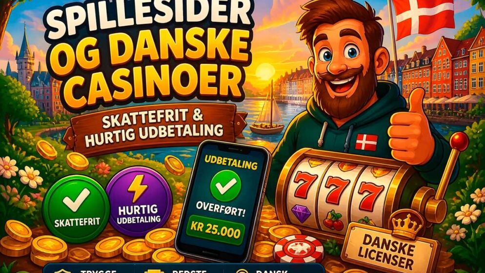 Danske spillere valfarter til online danske casinoer, viser tallene for markedet i 2026
